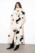 画像1: ［STAND STUDIO］Palmer Faux Cow Fur Coat カウハイド エコファーコート - Off White/Black (1)