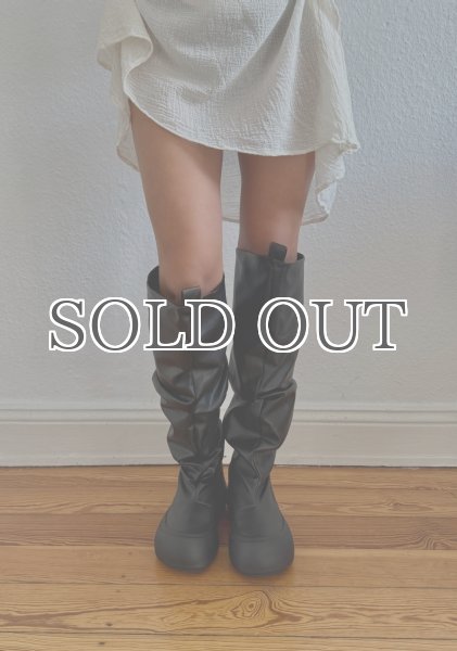 画像4: YUME YUME - Fisherman ロングブーツ - Black (4)
