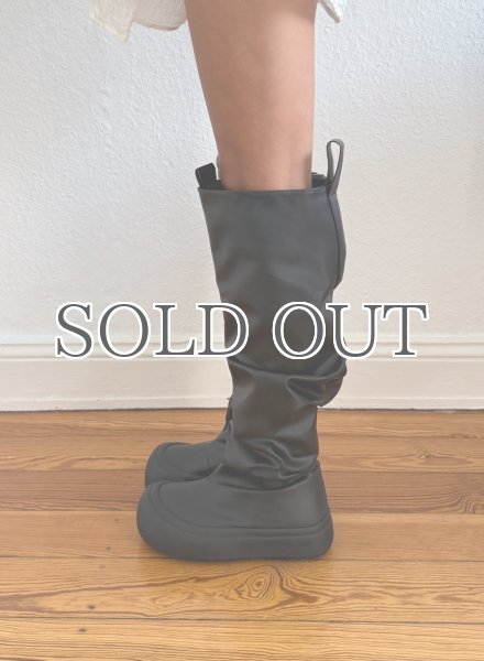 画像7: YUME YUME - Fisherman ロングブーツ - Black (7)