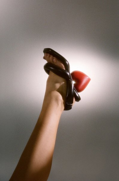 画像5: 【40%OFF】YUME YUME - Love Heel サンダル - Black / Red (5)