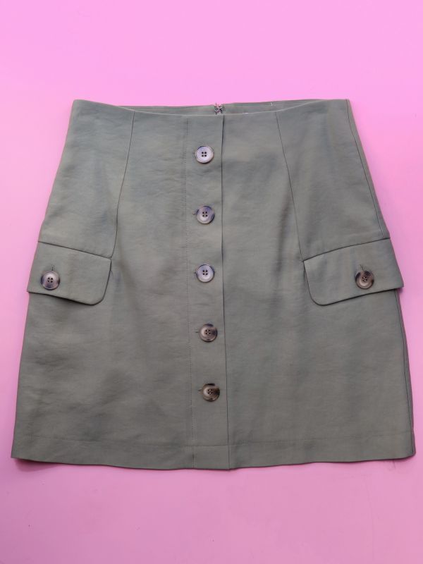 ☆60%OFF☆【J.O.A.】Woman Woven Skirt / フロントボタンスカート 