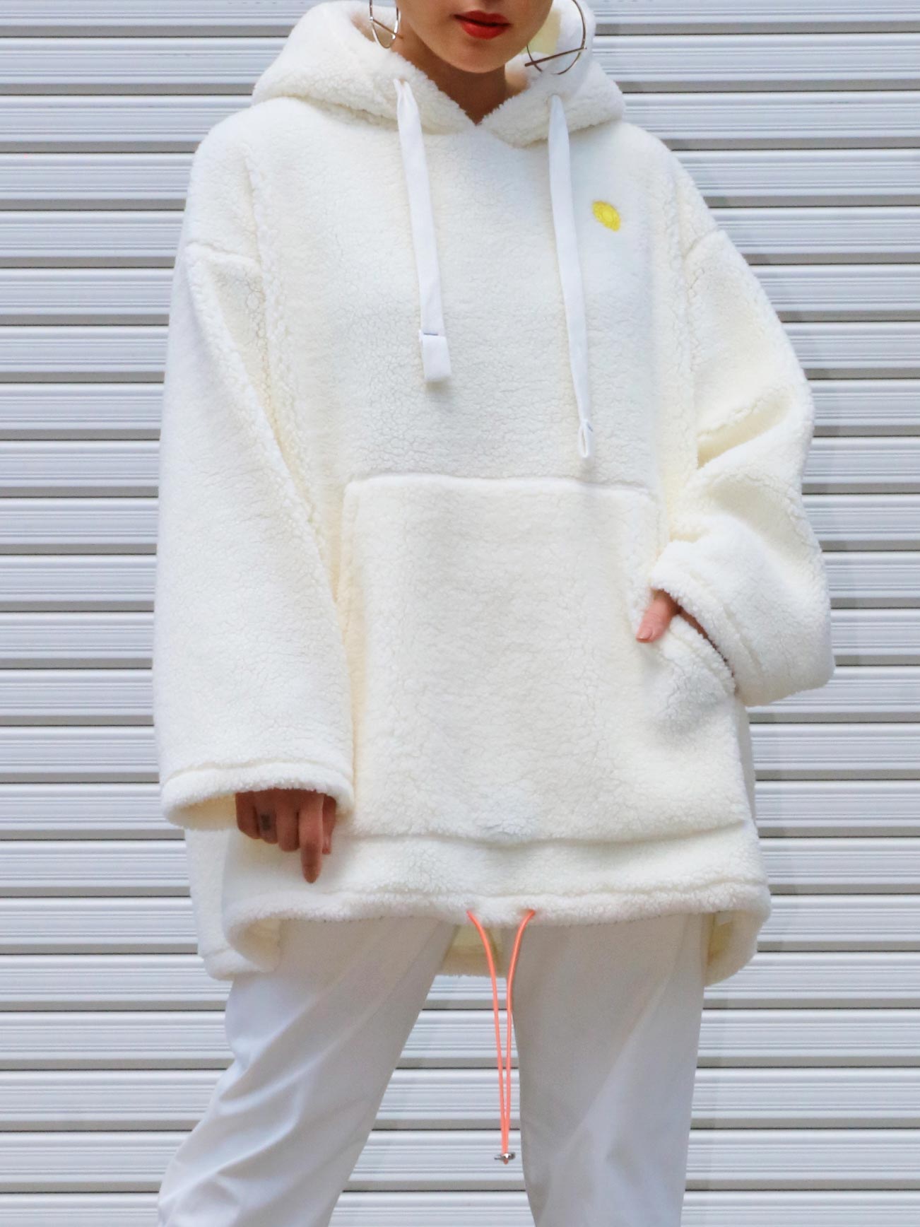 borg oversized hoodie