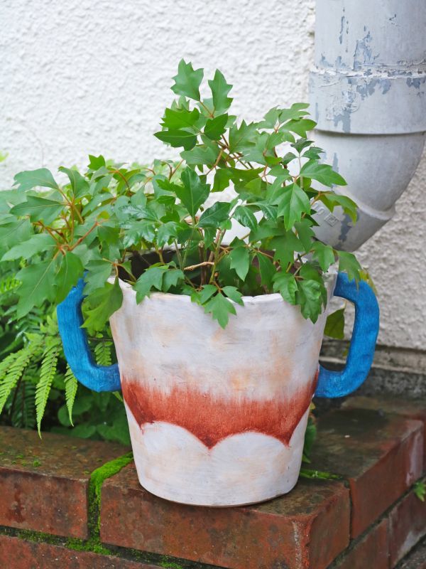 テラコッタ Abstract Pot【懸崖5号鉢用】 - BZAR