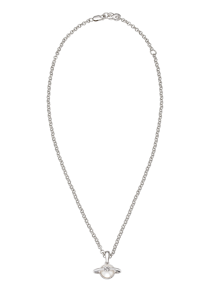 【S_S.IL】Everyday Planet Pendant Necklace／プラネットペンダントネックレス [Silver]