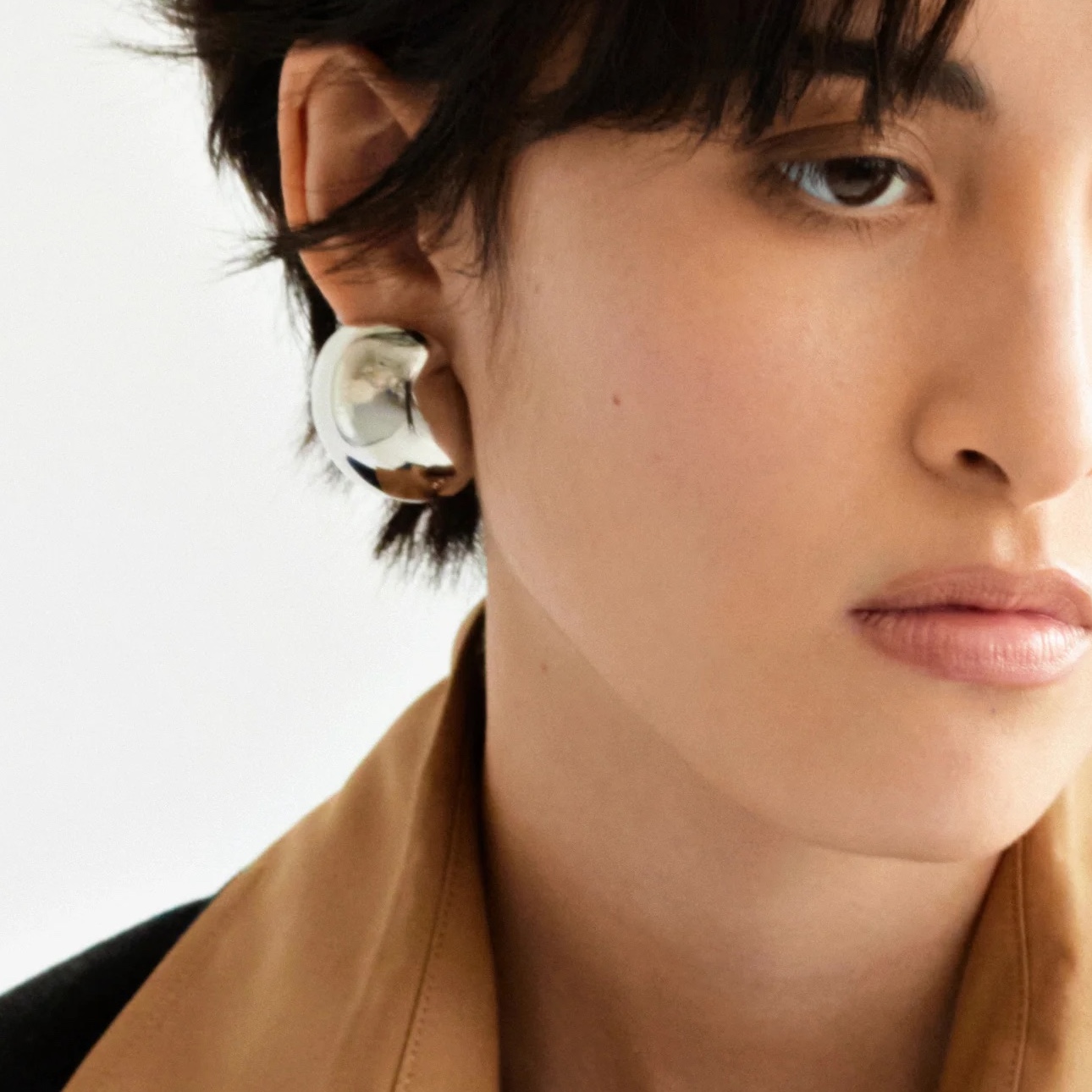 BIKO - Nicola Studs - Large ニコラ スタッズピアスL - Silver