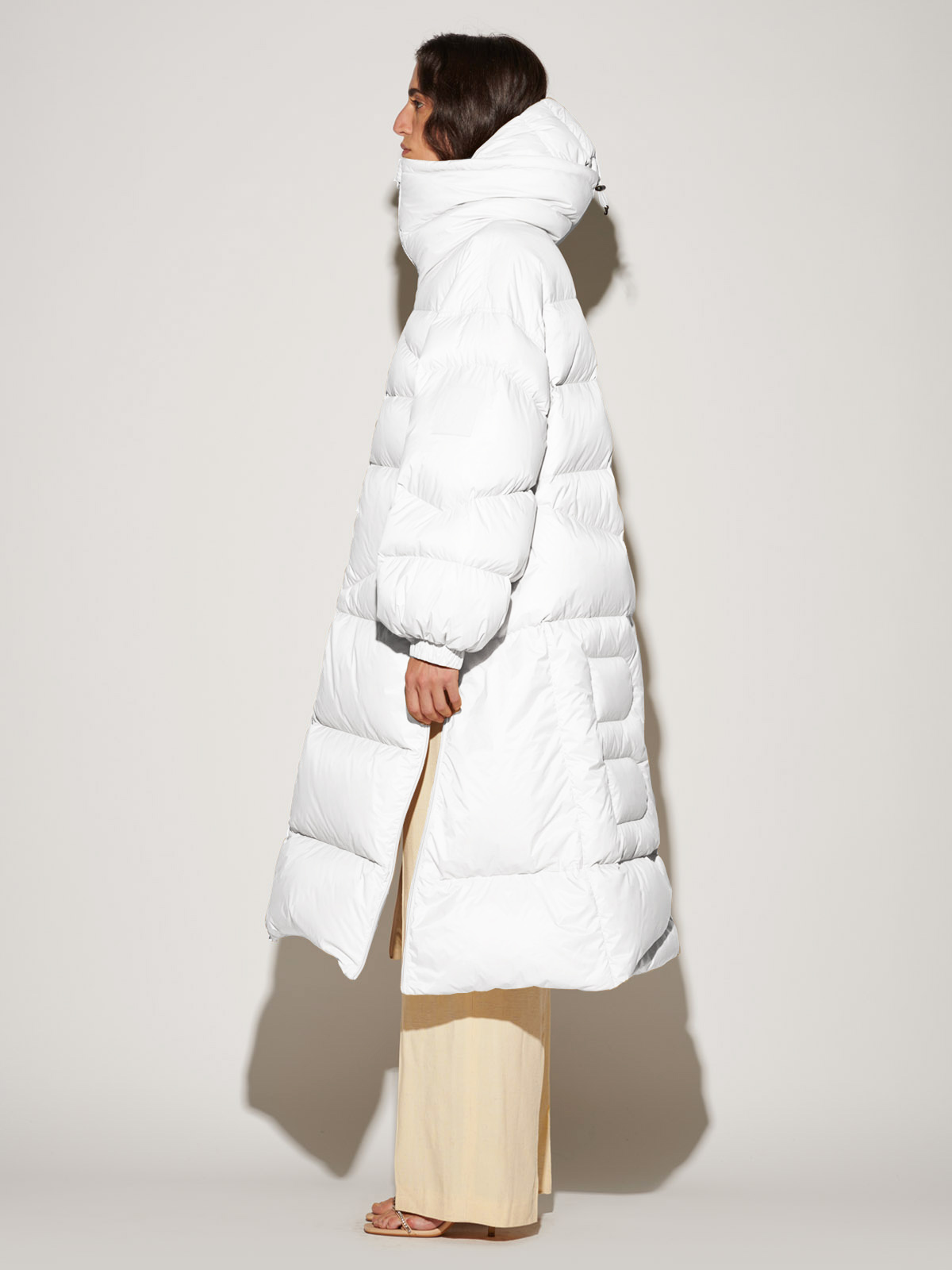 BACON】DOUBLE B MAXI WLT JACKET/フード付きオーバーサイズロング